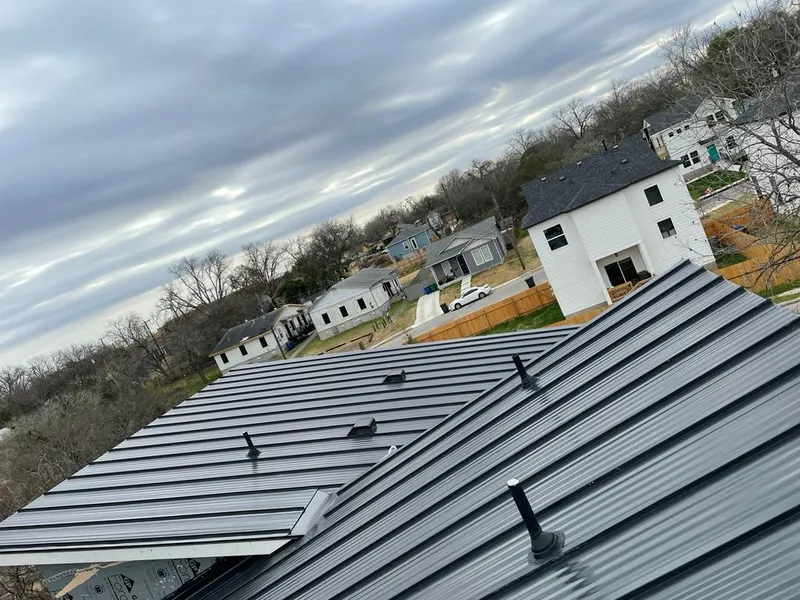 Standing seam metal roof panels with vents for Skylight Repair in Spring Creek